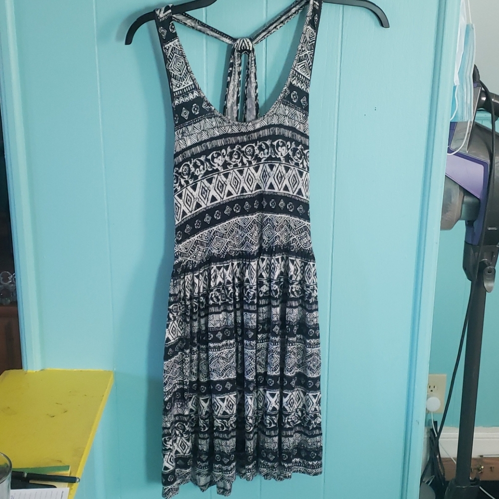 Patterned Beach Dress